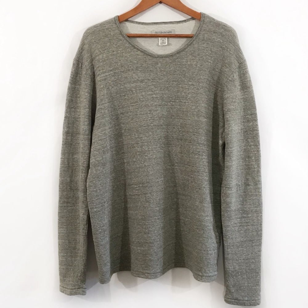 OUTERKNOWN Gray Double Layer Tee